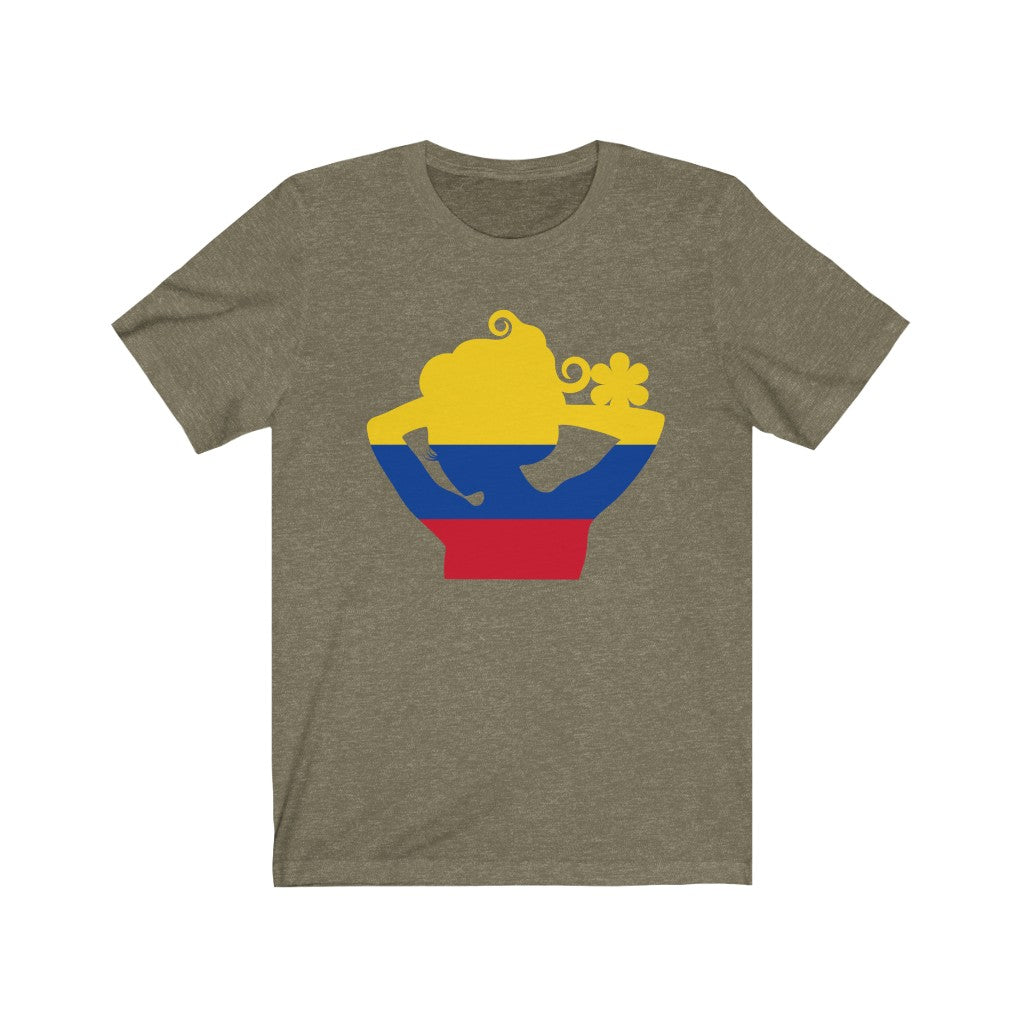 Colombia Lady Flag Premium Tee - Unisex