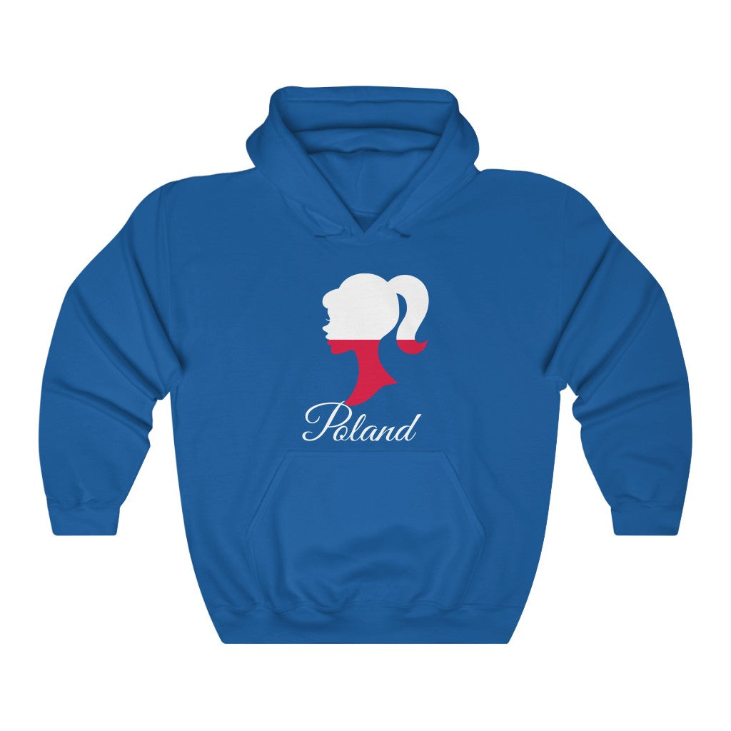 Poland Girl Flag Hoodie Sweatshirt 2 - Unisex