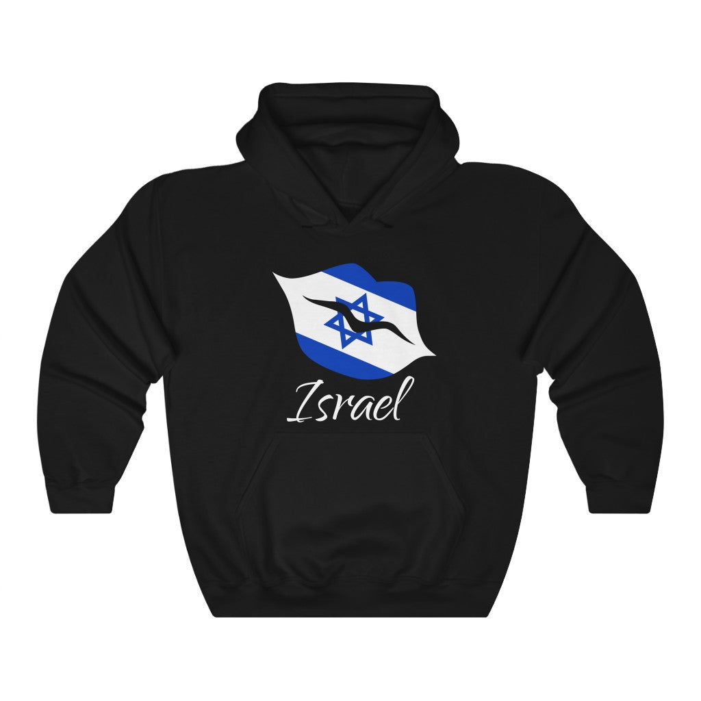 Israel Lips Flag Hoodie Sweatshirt 2 - Unisex