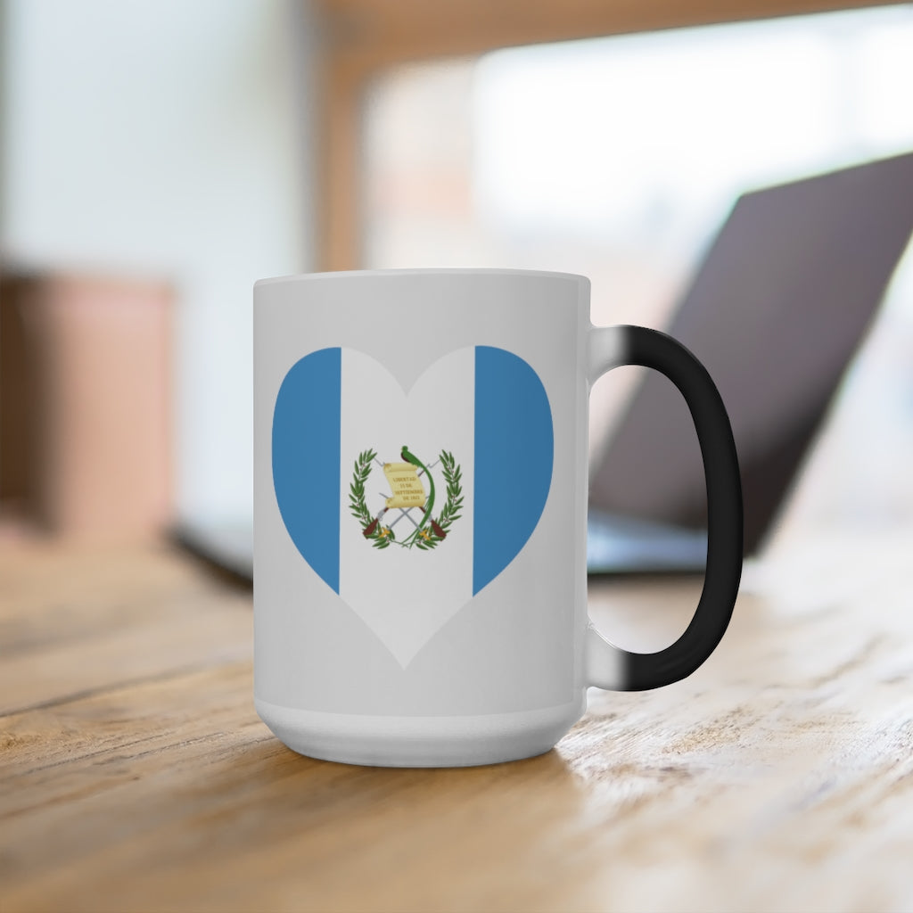 Guatemala Heart Color Changing Mug