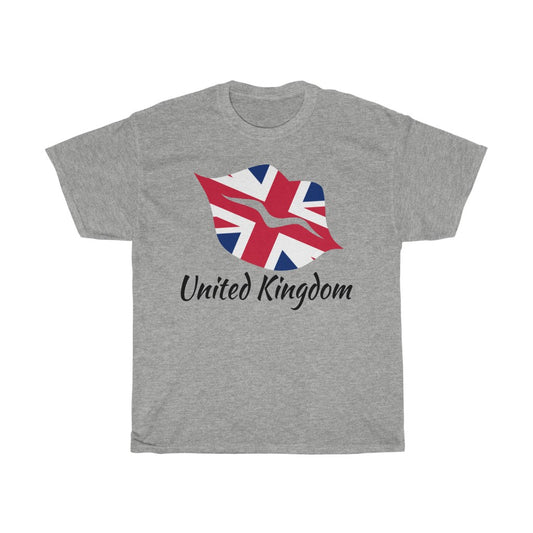 United Kingdom Lips Flag Standard Tee 1 - Unisex