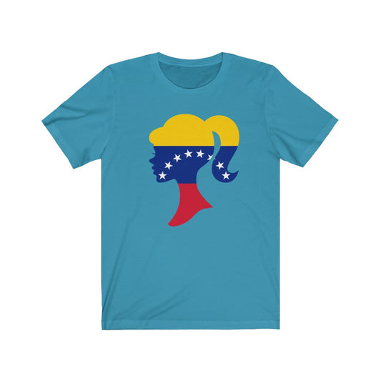 Venezuela Girl Flag Premium Tee - Unisex