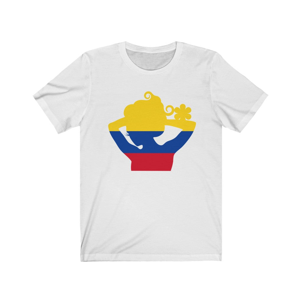Colombia Lady Flag Premium Tee - Unisex