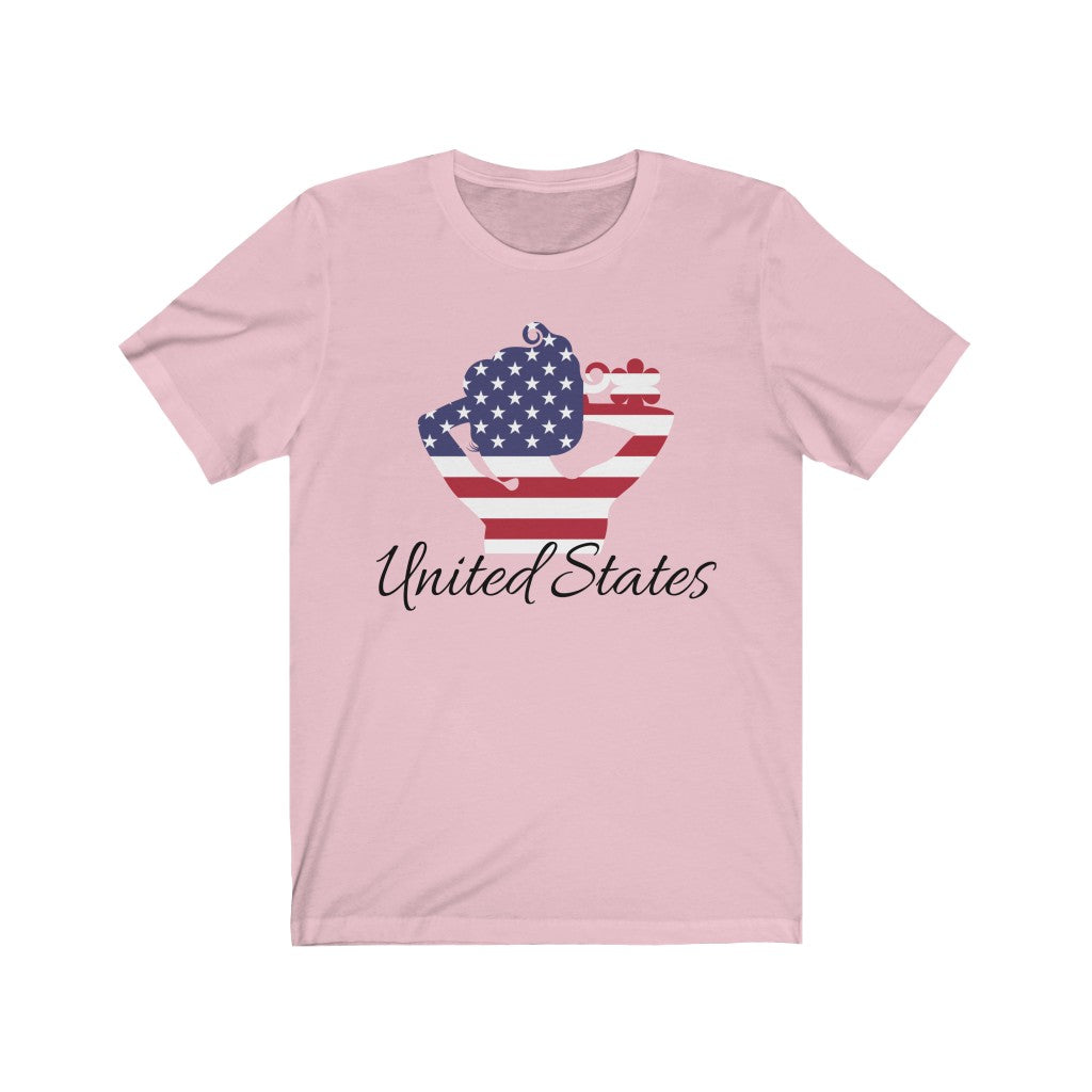 United States of America Lady Flag Premium Tee 1 - Unisex