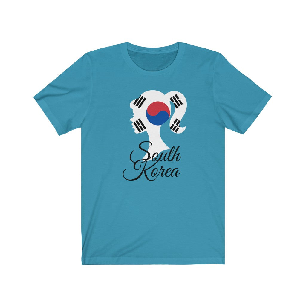 South Korea Girl Flag Premium Tee 1 - Unisex