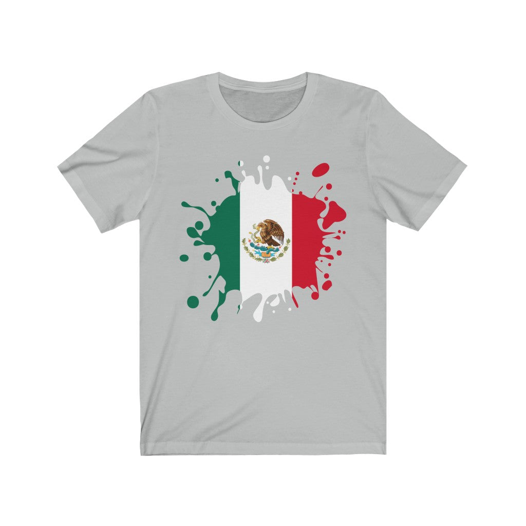 Mexico Splat Flag Premium Tee - Unisex