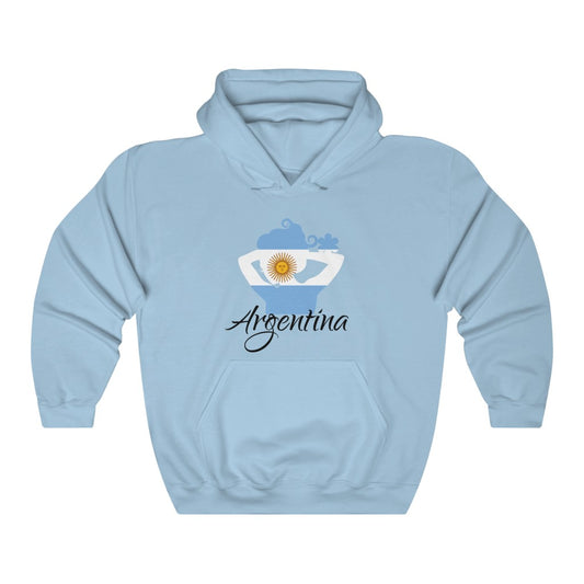 Argentina Lady Flag Hoodie Sweatshirt 1 - Unisex