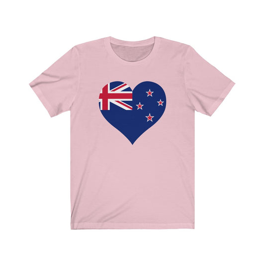 New Zealand Heart Flag Premium Tee - Unisex