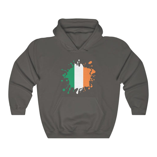Ireland Splat Flag Hoodie Sweatshirt - Unisex