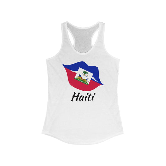 Haiti Lips Flag Tank 1 - Women