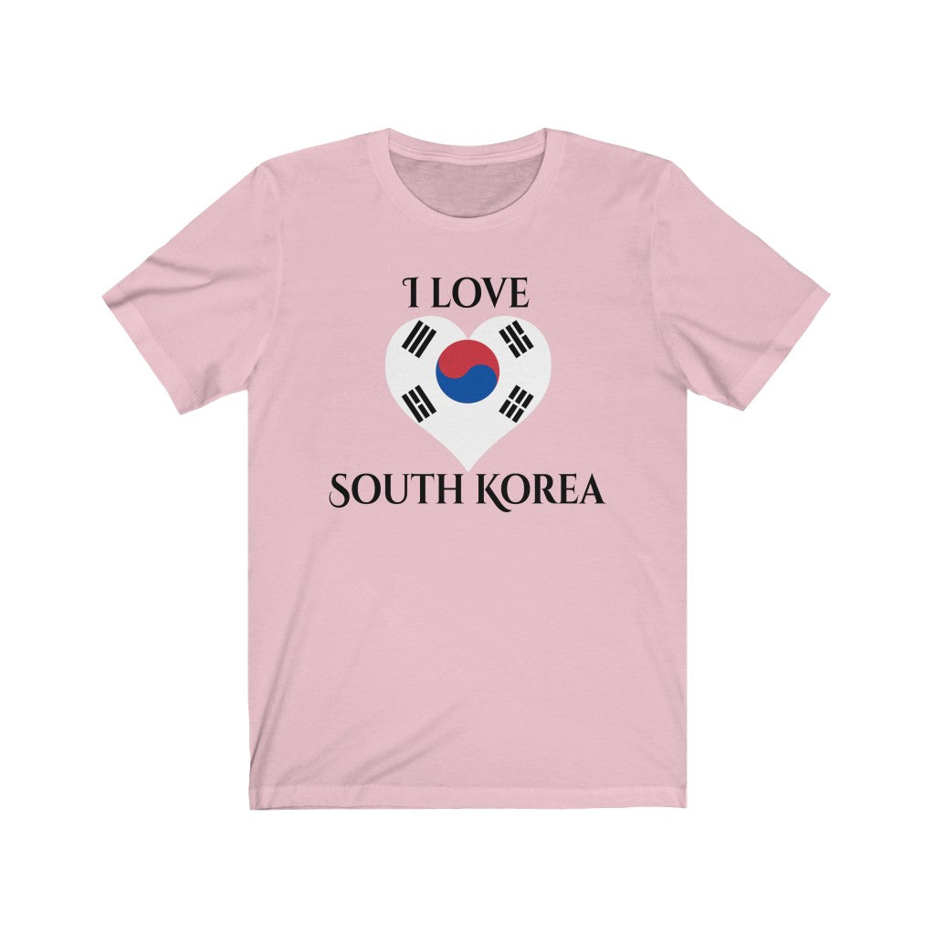 South Korea Heart Flag Premium Tee 1 - Unisex