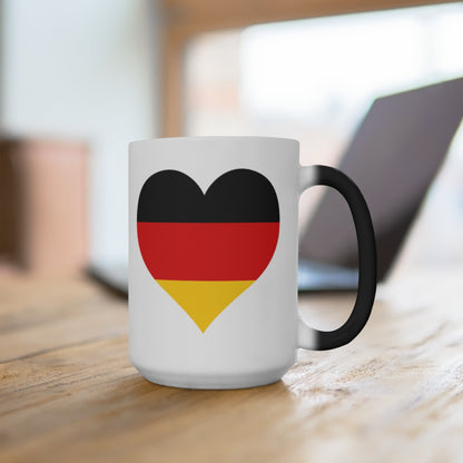 Germany Heart Color Changing Mug