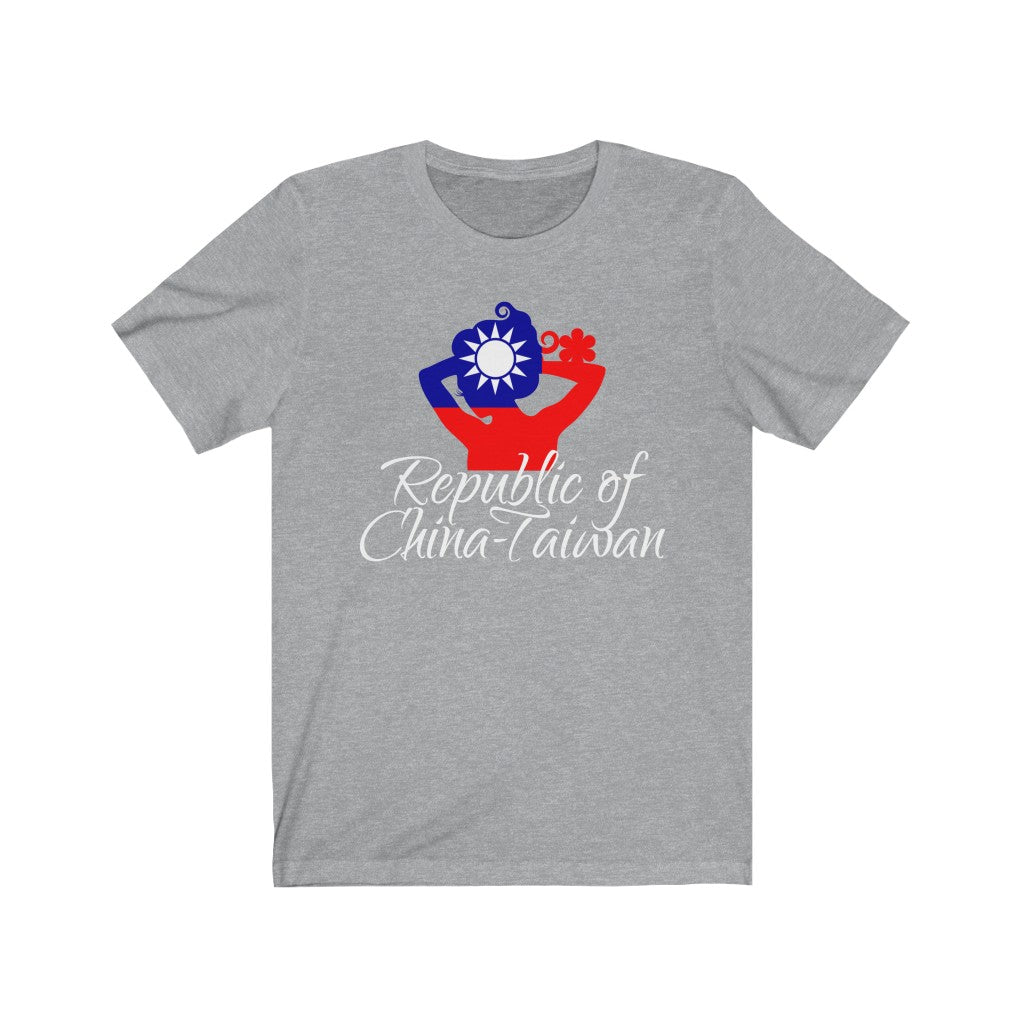Republic of China - Taiwan Lady Flag Premium Tee 2 - Unisex