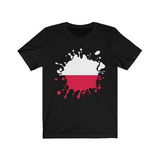 Poland Splat Flag Premium Tee - Unisex