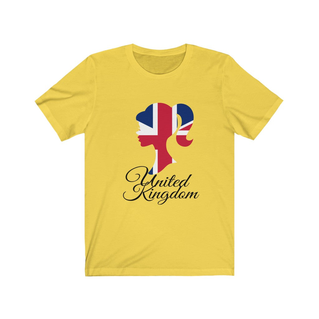 United Kingdom Girl Flag Premium Tee 1 - Unisex