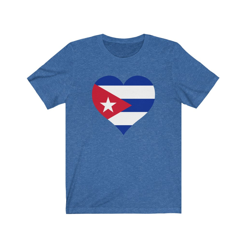 Cuba Heart Flag Premium Tee - Unisex
