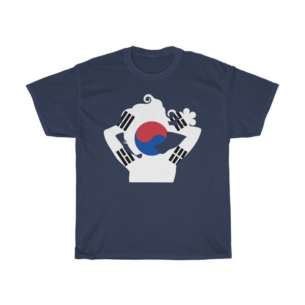 South Korea Lady Flag Standard Tee - Unisex