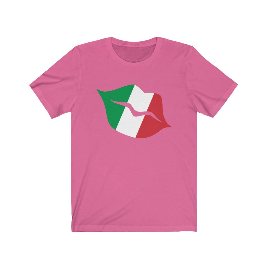Italy Lips Flag Premium Tee - Unisex