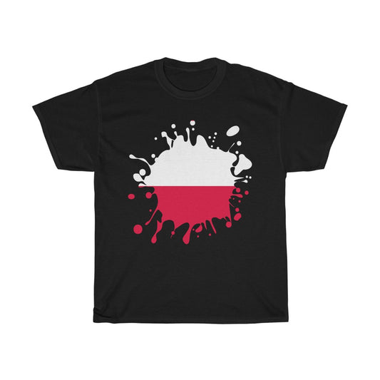 Poland Splat Flag Standard Tee - Unisex