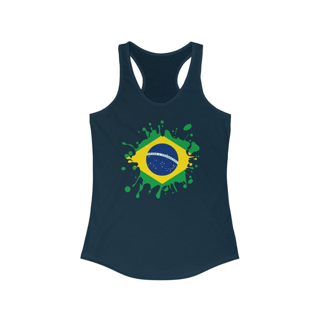 Brazil Splat Flag Tank - Women