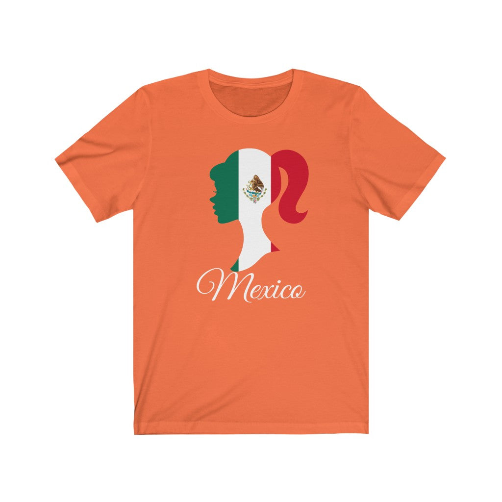 Mexico Girl Flag Premium Tee 2 - Unisex