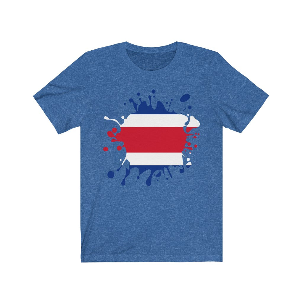 Costa Rica Splat Flag Premium Tee - Unisex