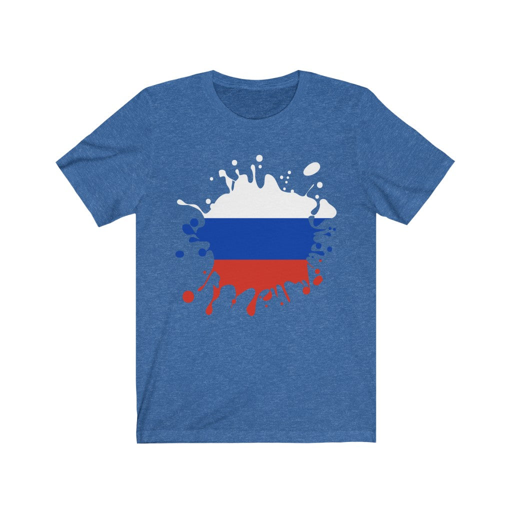 Russia Splat Flag Premium Tee - Unisex