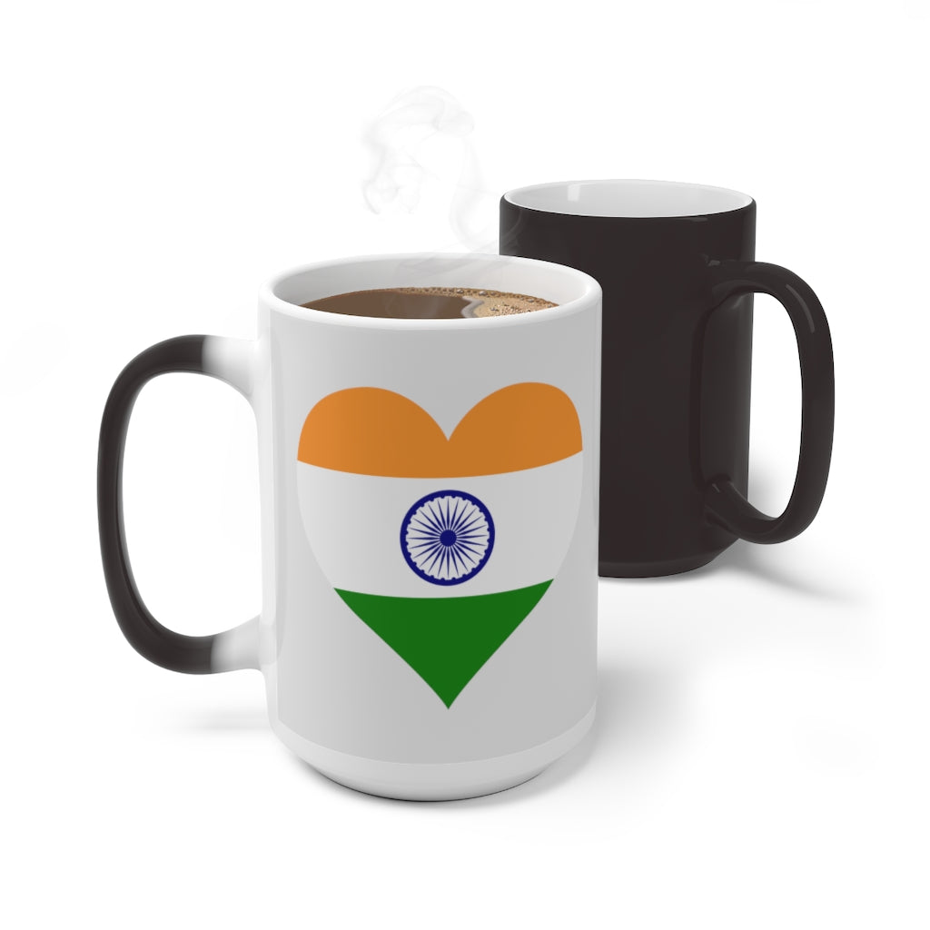 India Heart Color Changing Mug