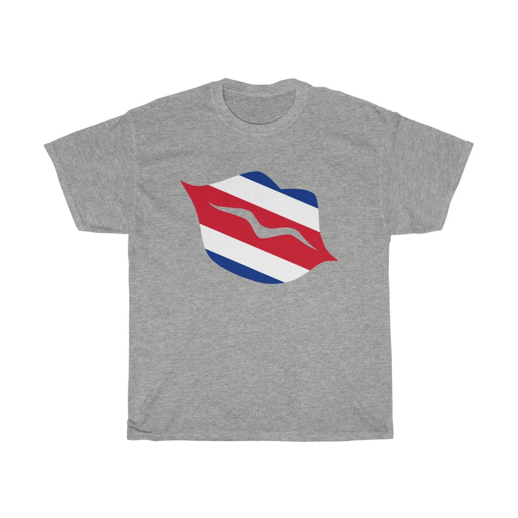 Costa Rica Lips Flag Standard Tee - Unisex