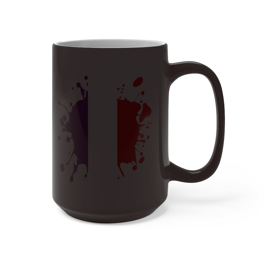 France Splat Color Changing Mug
