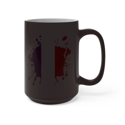 France Splat Color Changing Mug