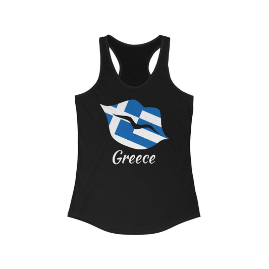 Greece Lips Flag Tank 2 - Women