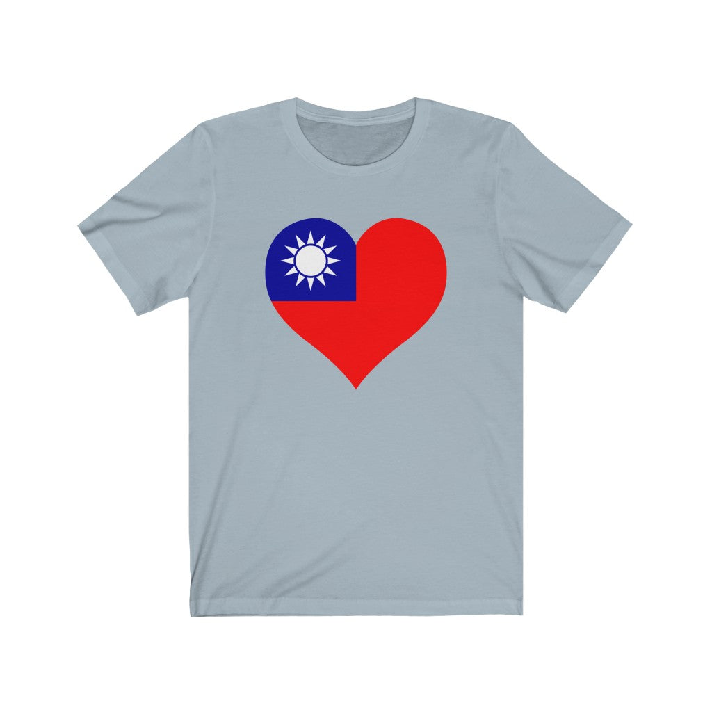Republic of China - Taiwan Heart Flag Premium Tee - Unisex