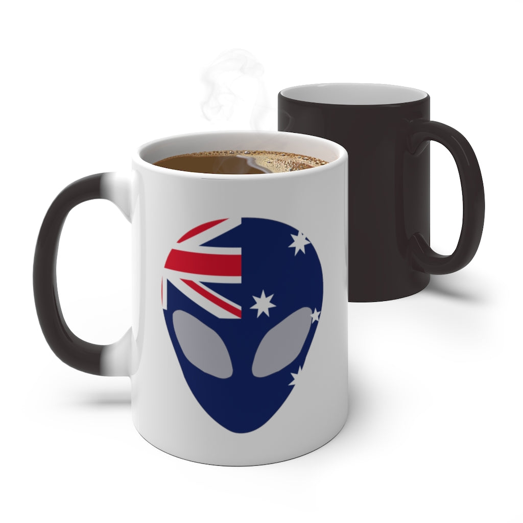 Australia Alien Color Changing Mug
