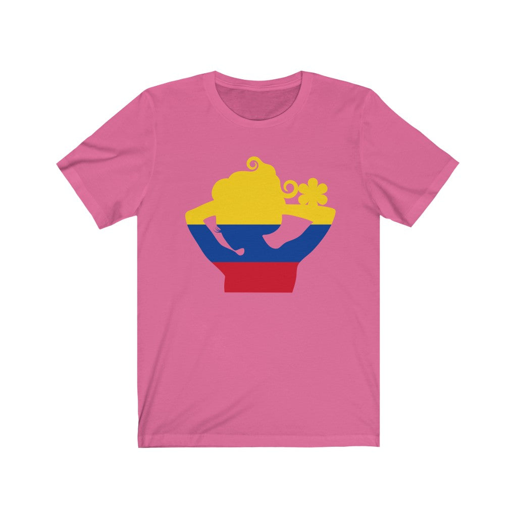 Colombia Lady Flag Premium Tee - Unisex