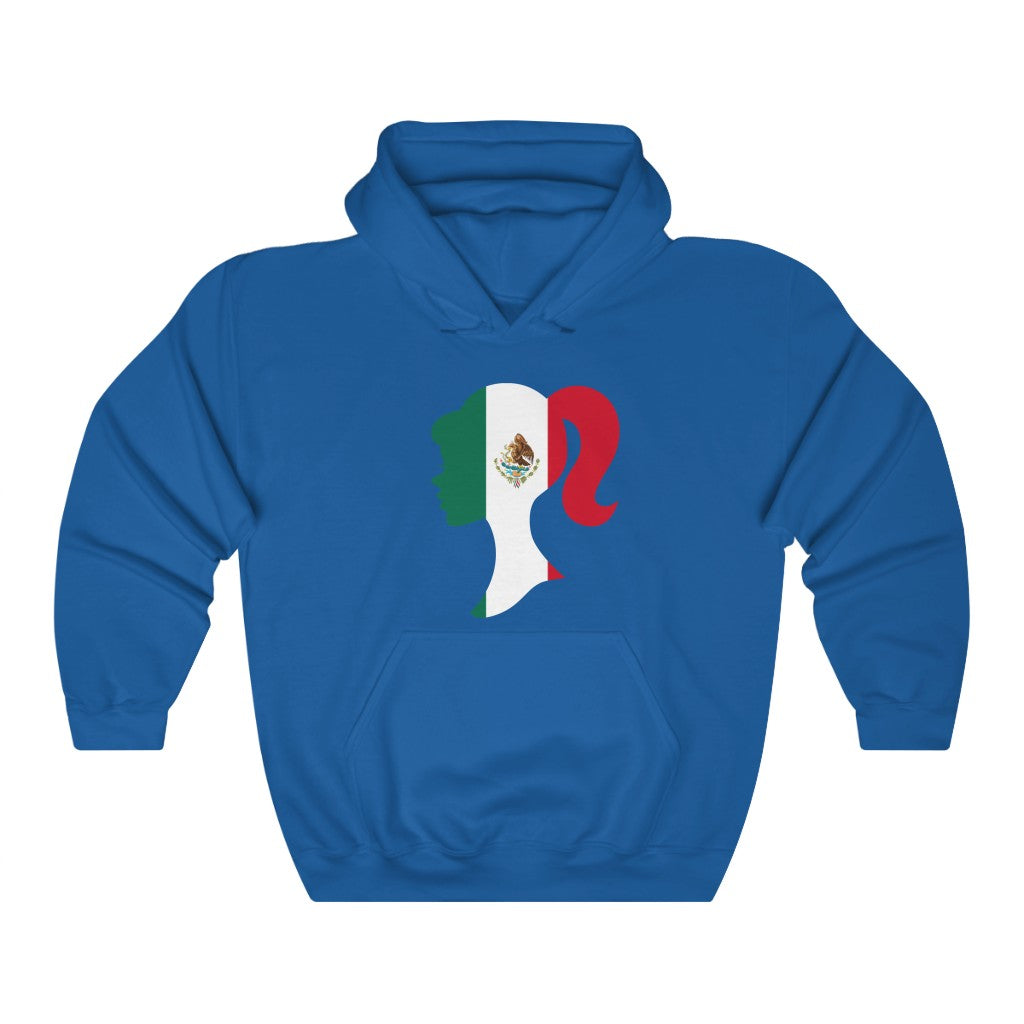 Mexico Girl Flag Hoodie Sweatshirt - Unisex