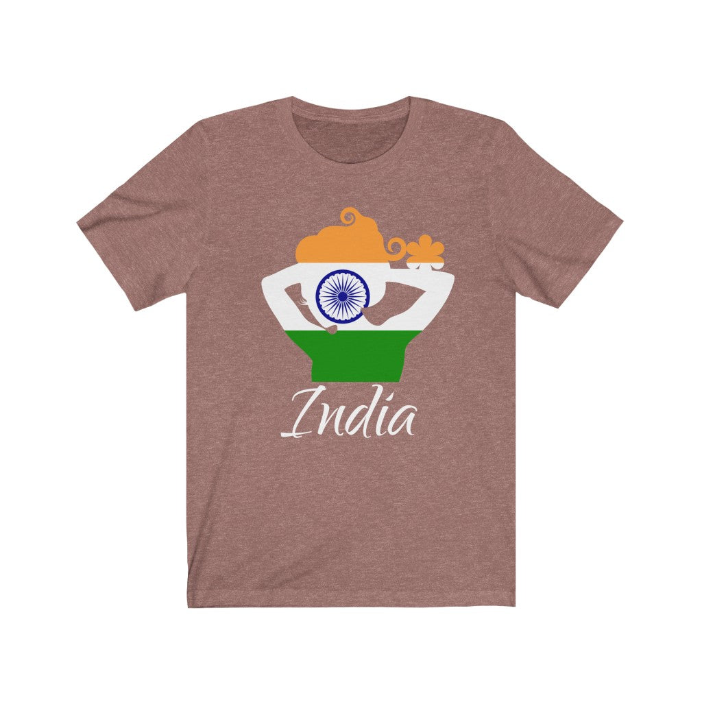 India Lady Flag Premium Tee 2 - Unisex
