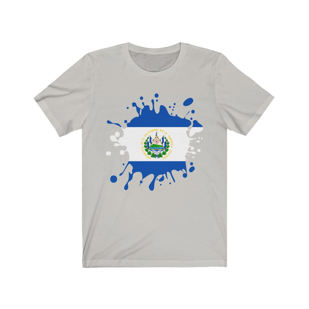 El Salvador Splat Flag Premium Tee - Unisex