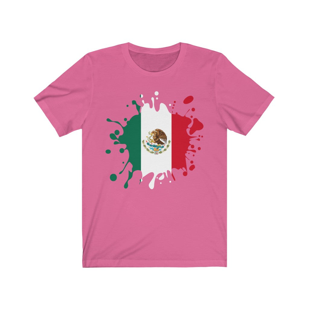 Mexico Splat Flag Premium Tee - Unisex