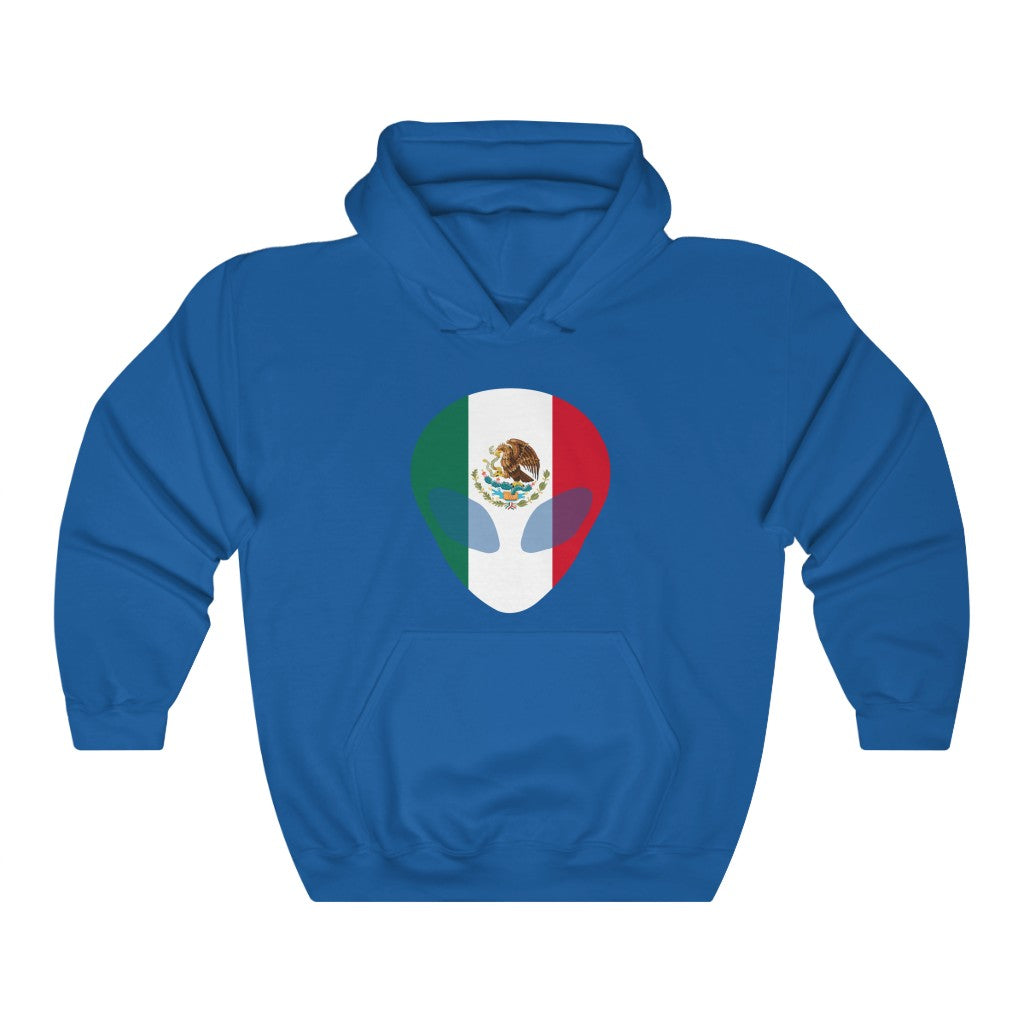 Mexico Alien Flag Hoodie Sweatshirt - Unisex
