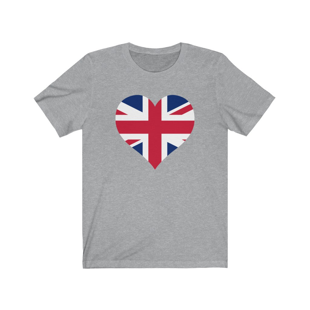 United Kingdom Heart Flag Premium Tee - Unisex