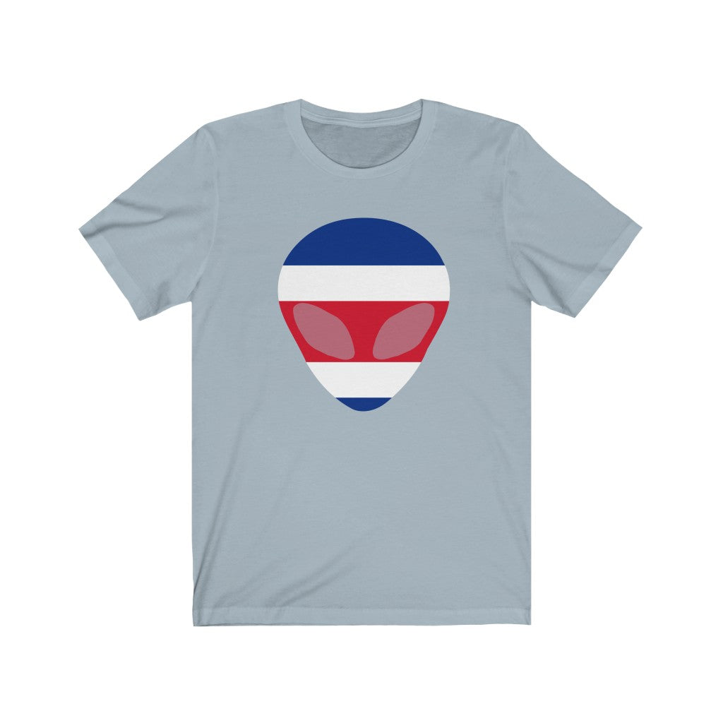 Costa Rica Alien Flag Premium Tee - Unisex