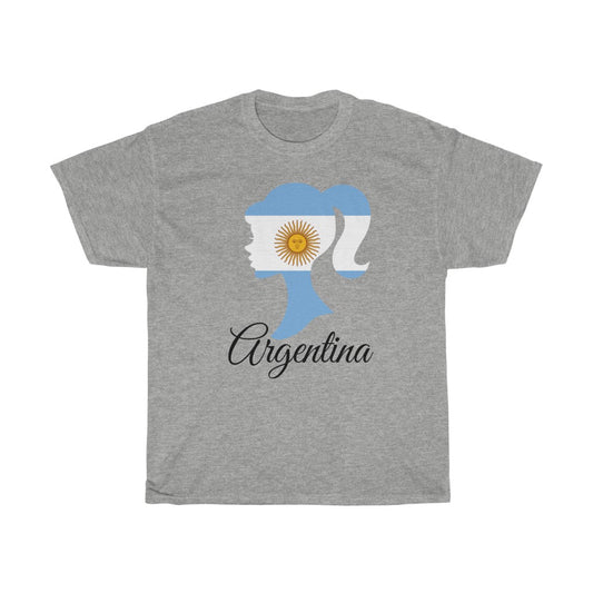 Argentina Girl Flag Standard Tee 1 - Unisex