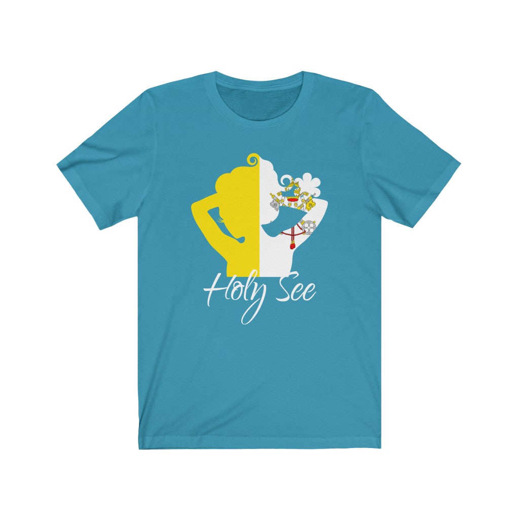 Holy See Lady Flag Premium Tee 2 - Unisex