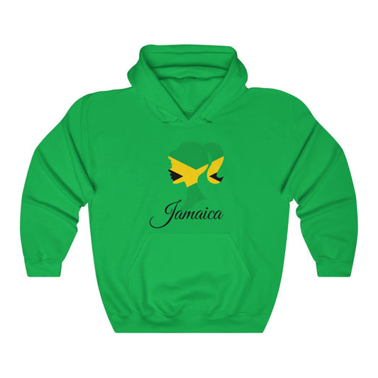 Jamaica Girl Flag Hoodie Sweatshirt 1 - Unisex