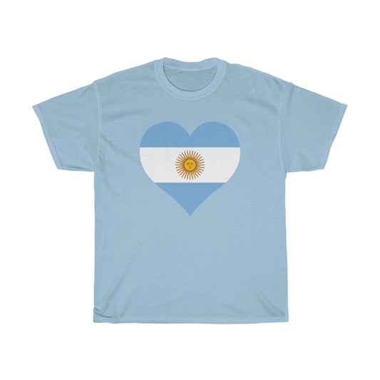 Argentina Heart Flag Standard Tee - Unisex