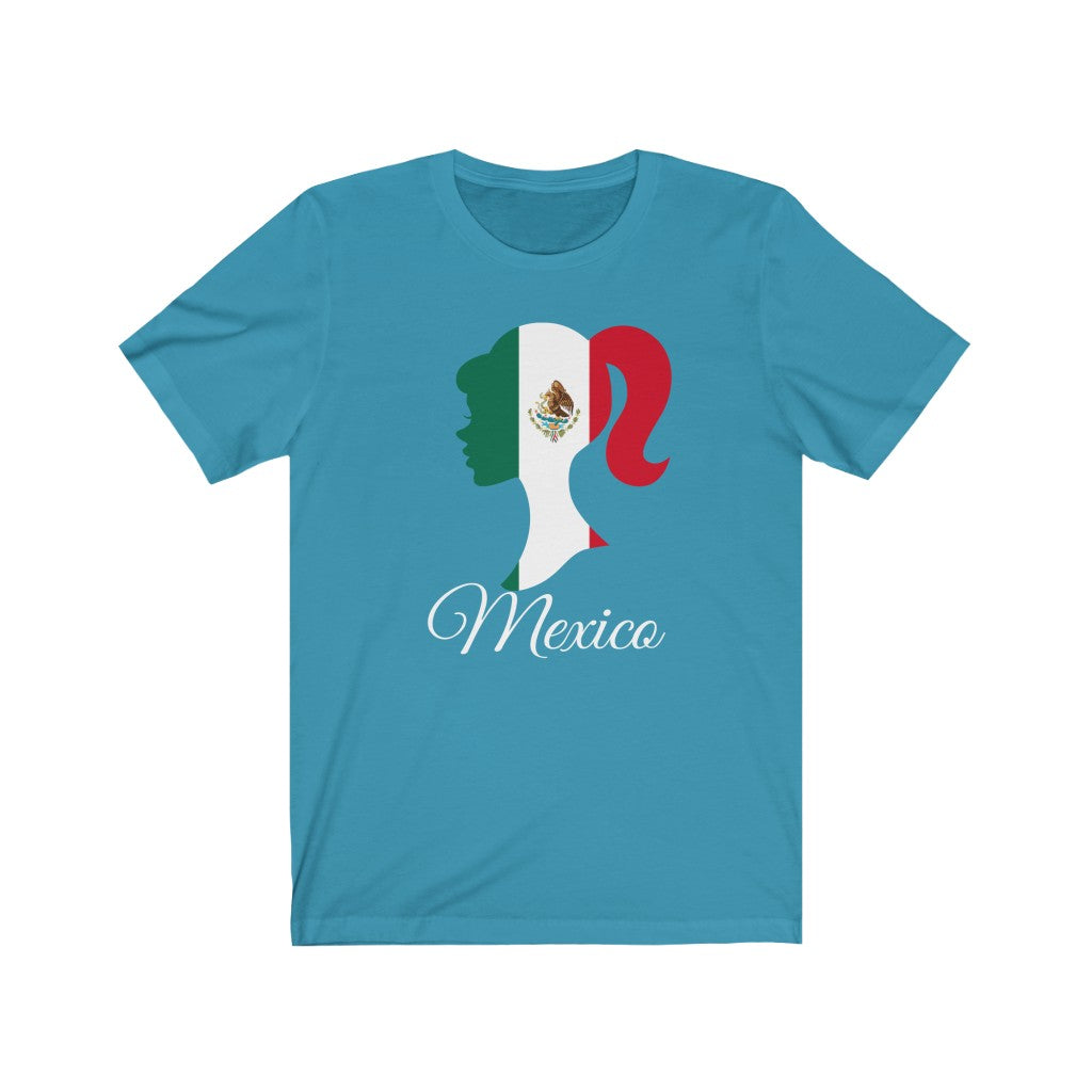 Mexico Girl Flag Premium Tee 2 - Unisex