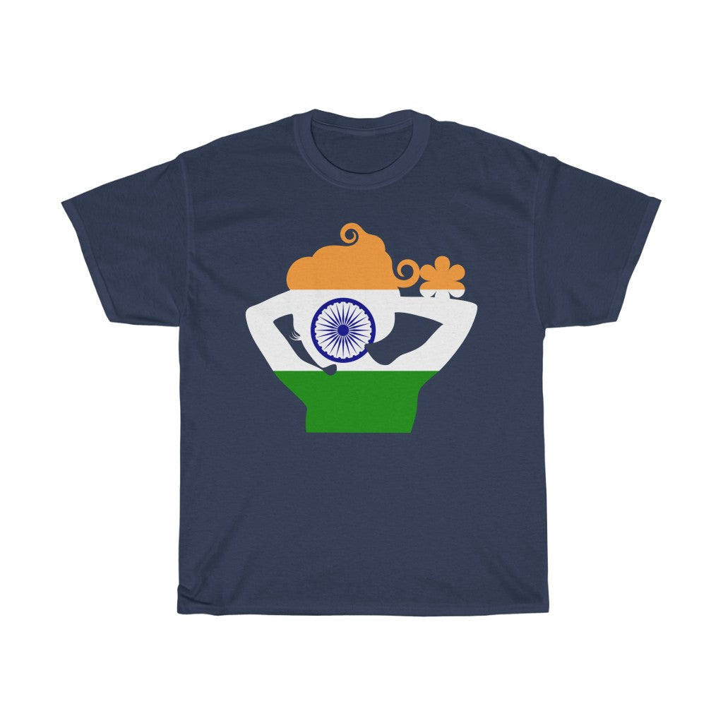India Lady Flag Standard Tee - Unisex