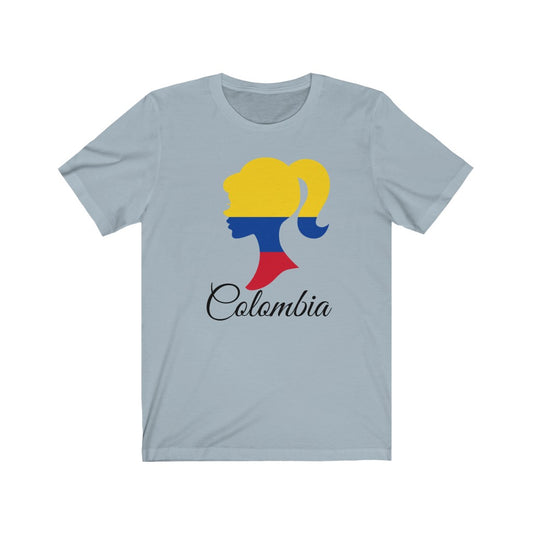 Colombia Girl Flag Premium Tee 1 - Unisex