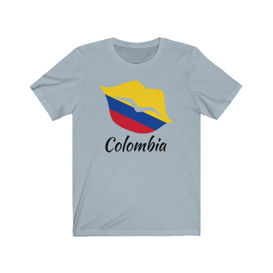 Colombia Lips Flag Premium Tee 1 - Unisex